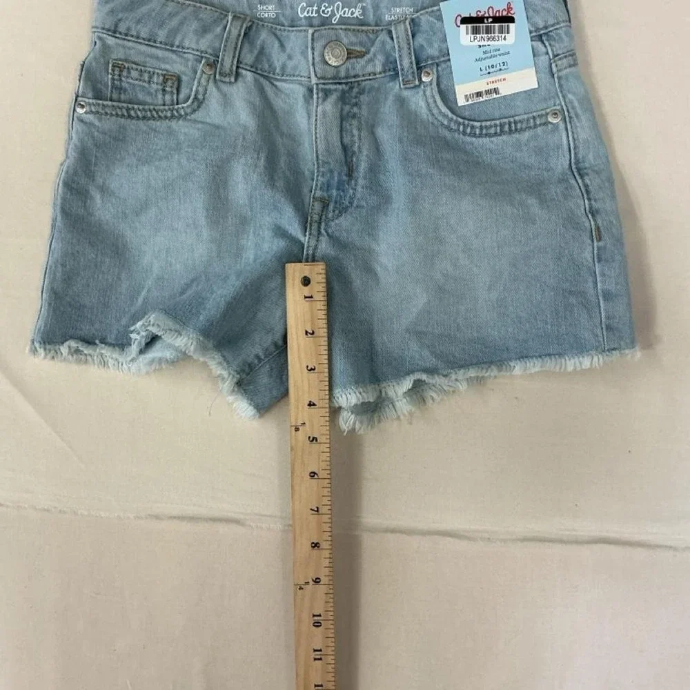 Light‎ wash denim shorts by Cat & Jack